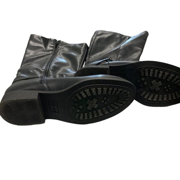 Style & Co Black Marliee Tall Riding Boots Women Size 10M - Picture 7 of 9